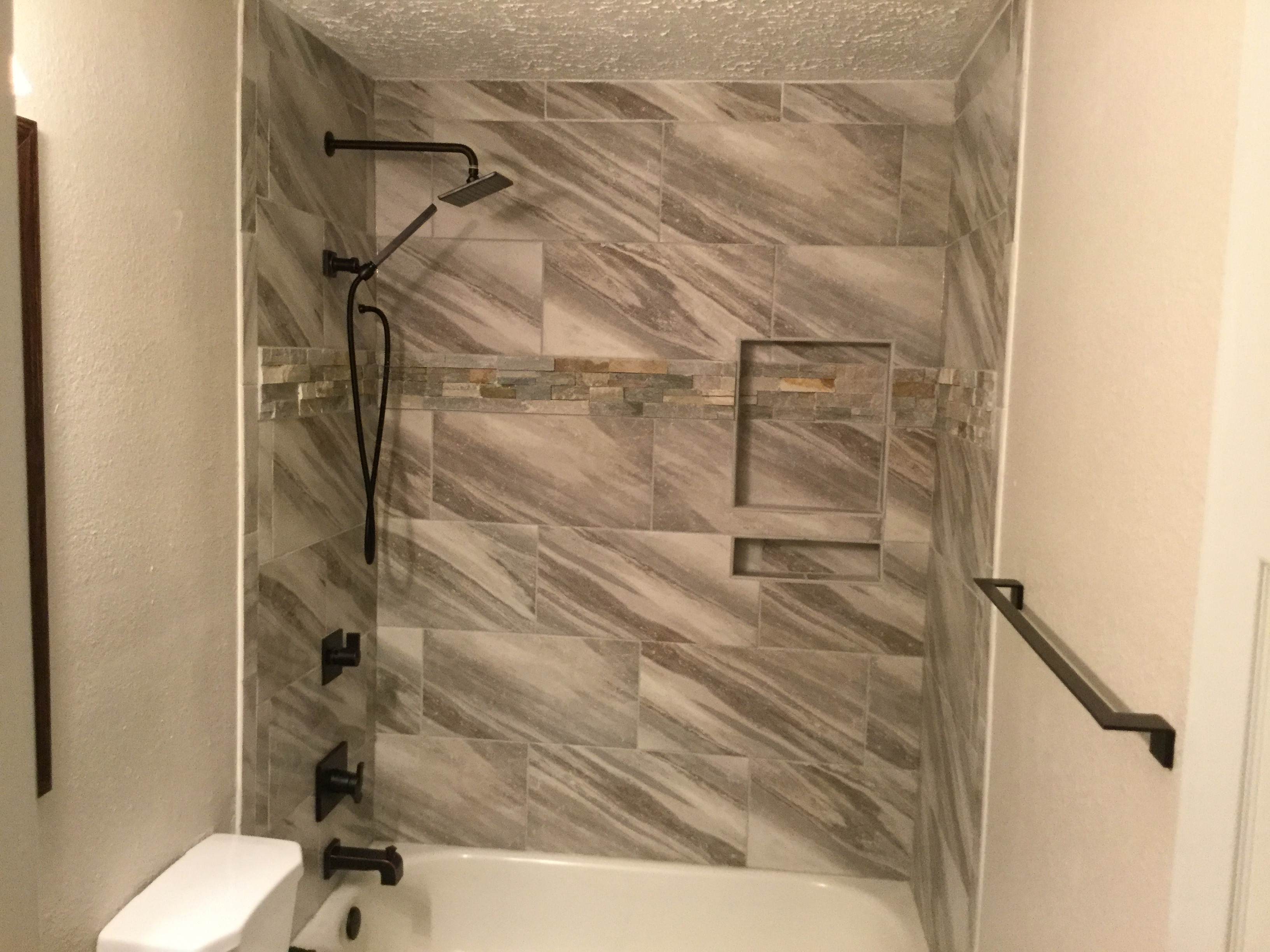 1 Custom Bathtub Shower Tile Project